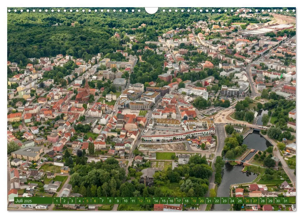 Bild: 9783435363780 | Eberswalde in Luftbildern (Wandkalender 2025 DIN A3 quer), CALVENDO...