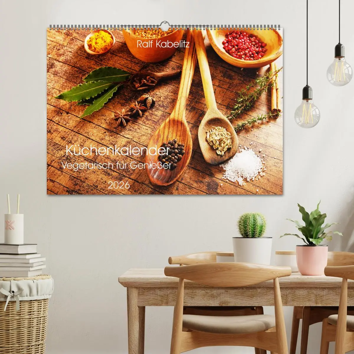 Bild: 9783457523780 | Küchenkalender Vegetarisch für Genießer 2026 (Wandkalender 2026 DIN...