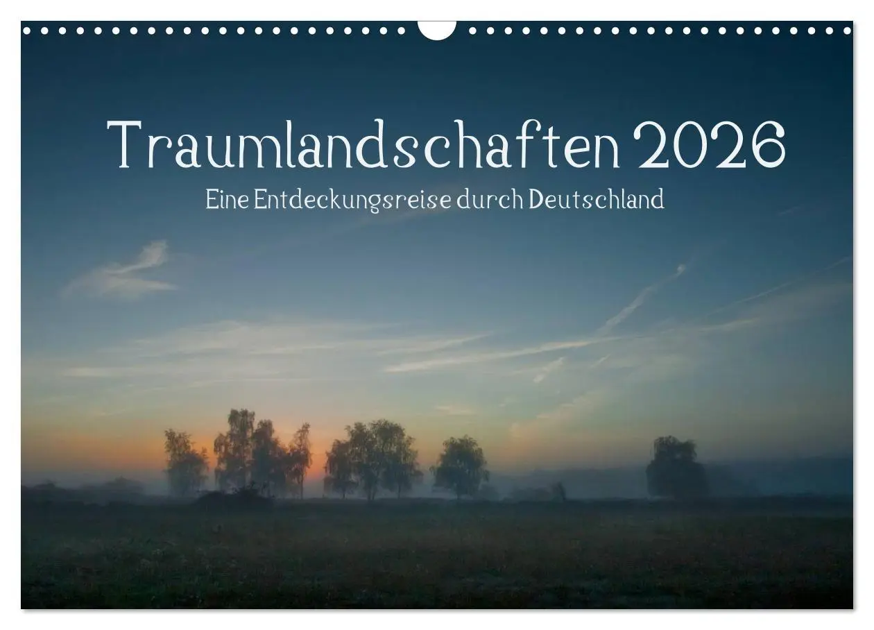 Cover: 9783516093780 | Traumlandschaften 2026 (Wandkalender 2026 DIN A3 quer), CALVENDO...