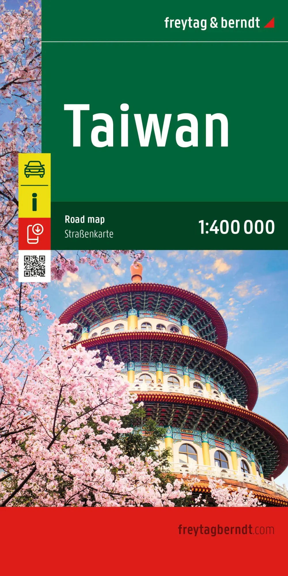 Cover: 9783707923780 | freytag &amp; berndt Straßenkarte Taiwan 1:400.000 | Freytag &amp; Berndt