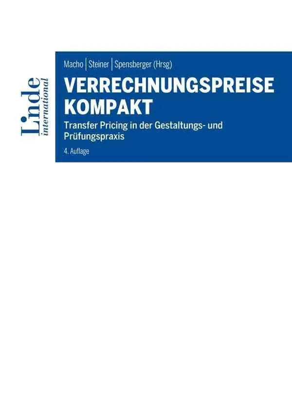Cover: 9783714303780 | Verrechnungspreise kompakt | Roland Macho (u. a.) | Taschenbuch | 2023