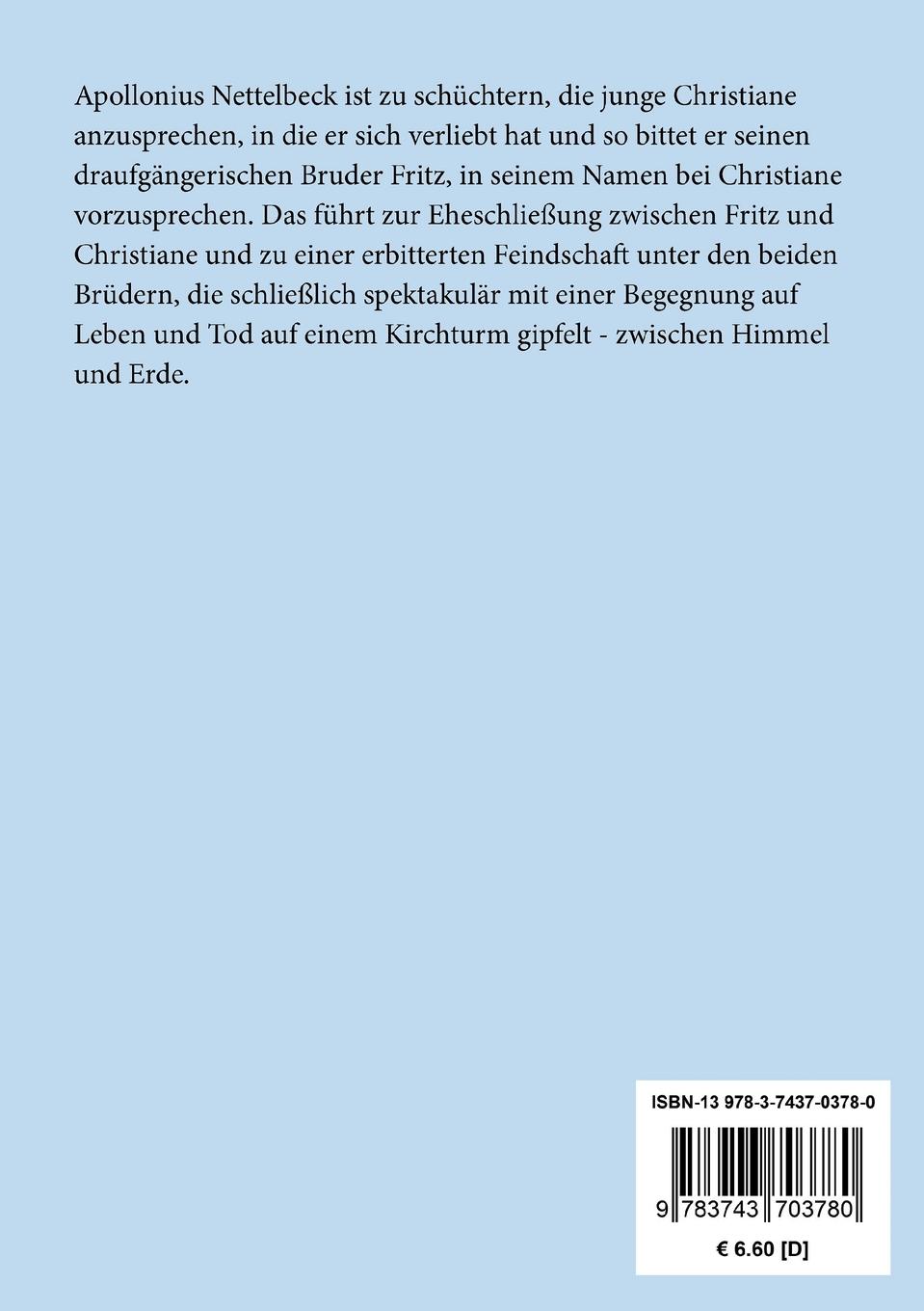 Rückseite: 9783743703780 | Zwischen Himmel und Erde | Otto Ludwig | Taschenbuch | 176 S. | 2017