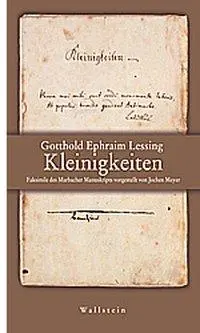 Cover: 9783892443780 | Kleinigkeiten | Gotthold Ephraim Lessing | Buch | 240 S. | Deutsch