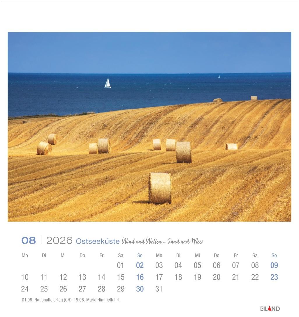 Bild: 9783964023780 | Ostseeküste Postkartenkalender 2026 - Wind und Wellen - Sand und Meer