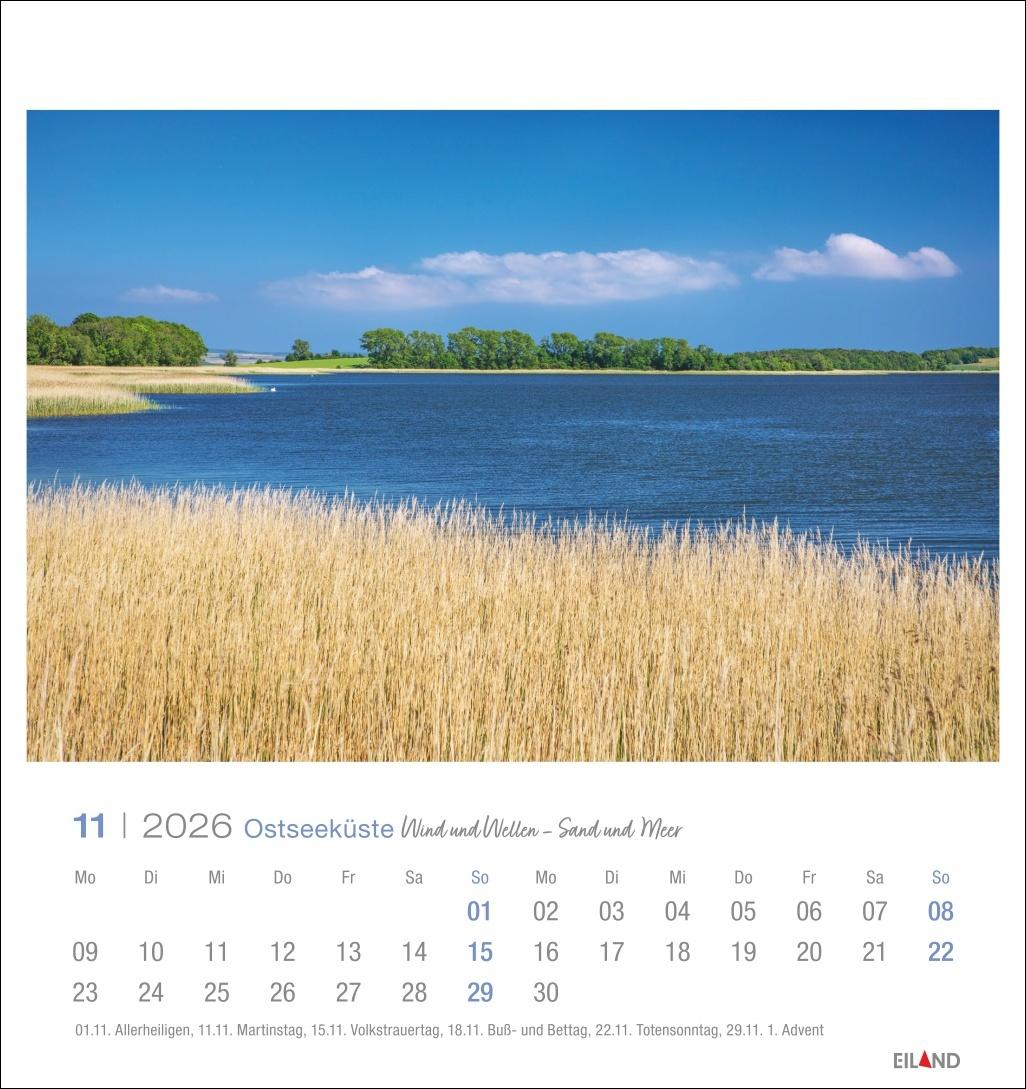 Bild: 9783964023780 | Ostseeküste Postkartenkalender 2026 - Wind und Wellen - Sand und Meer