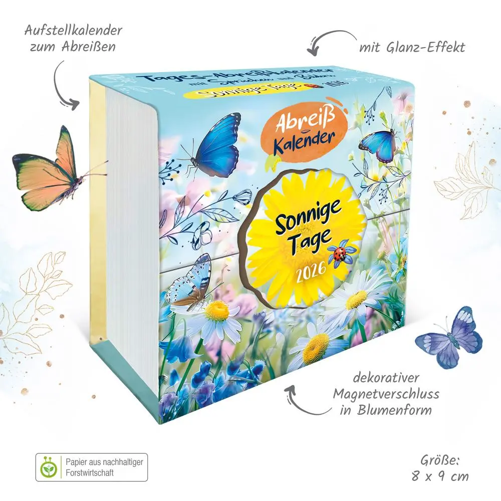 Bild: 9783988023780 | Trötsch Geschenkkalender Abreißkalender Sonnige Tage 2026 | KG | DCXL