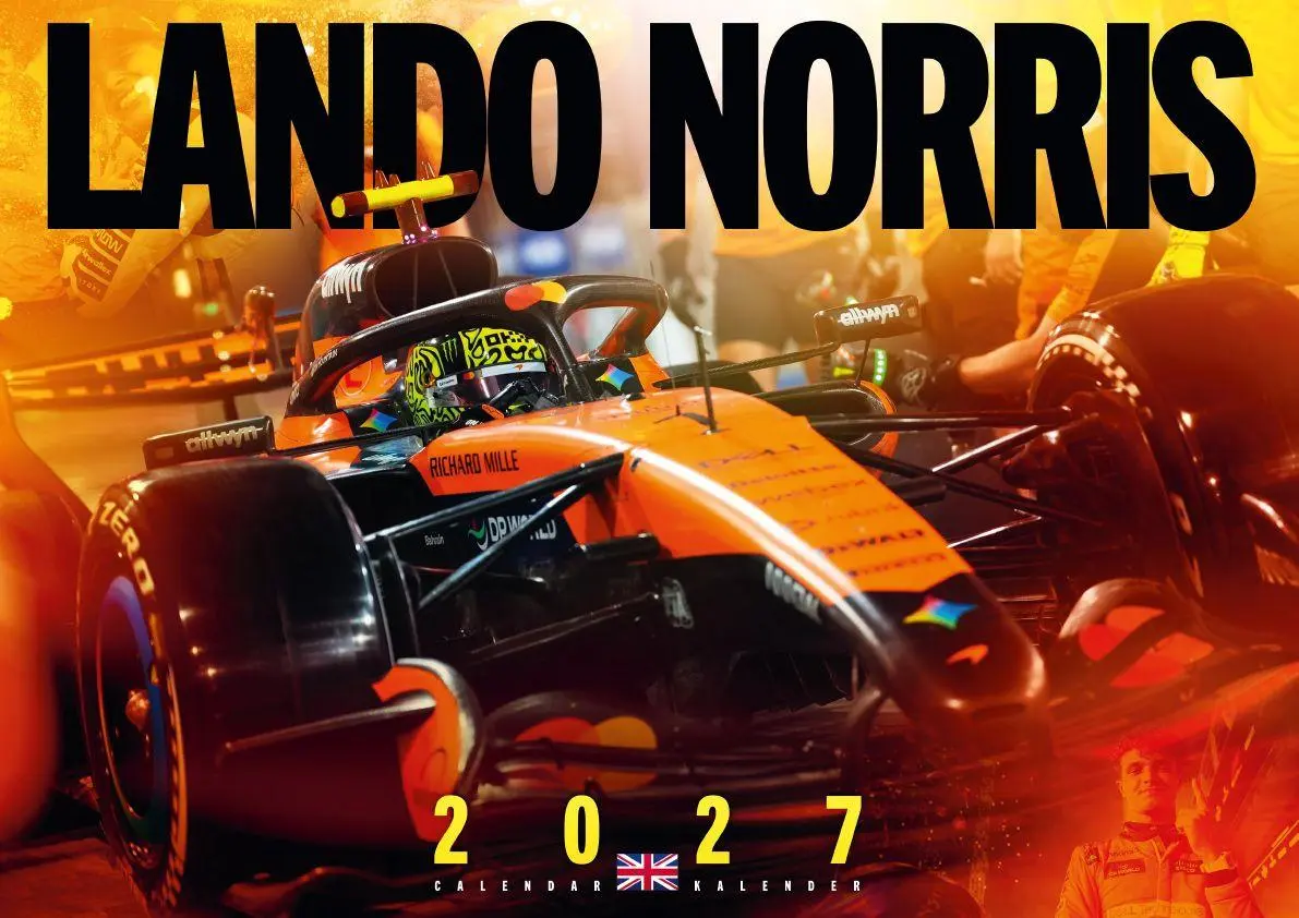 Cover: 9798893613780 | Lando Norris Kalender 2027 | Lando Norris | Kalender | 14 S. | Deutsch