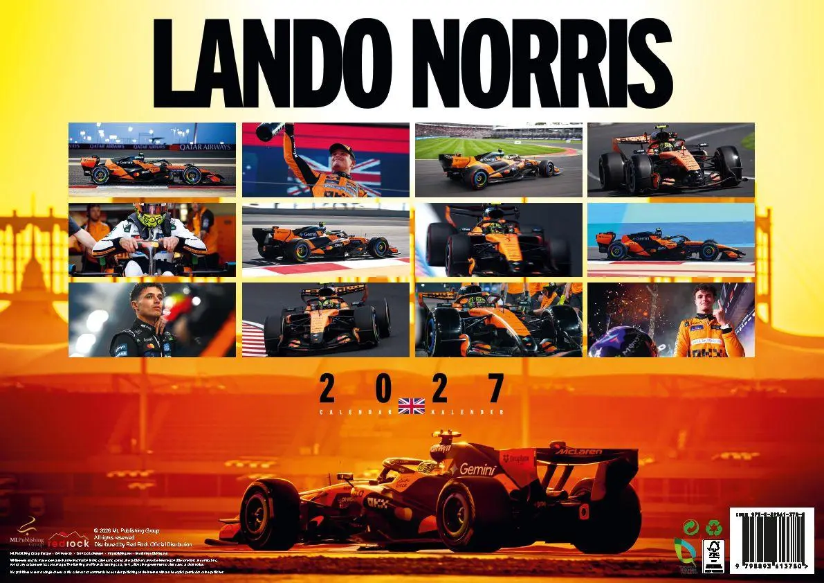 Bild: 9798893613780 | Lando Norris Kalender 2027 | Lando Norris | Kalender | 14 S. | Deutsch