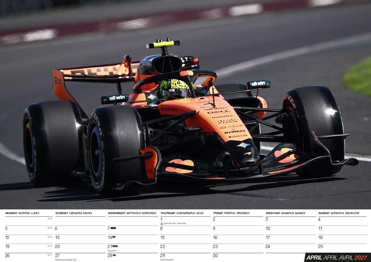 Bild: 9798893613780 | Lando Norris Kalender 2027 | Lando Norris | Kalender | 14 S. | Deutsch