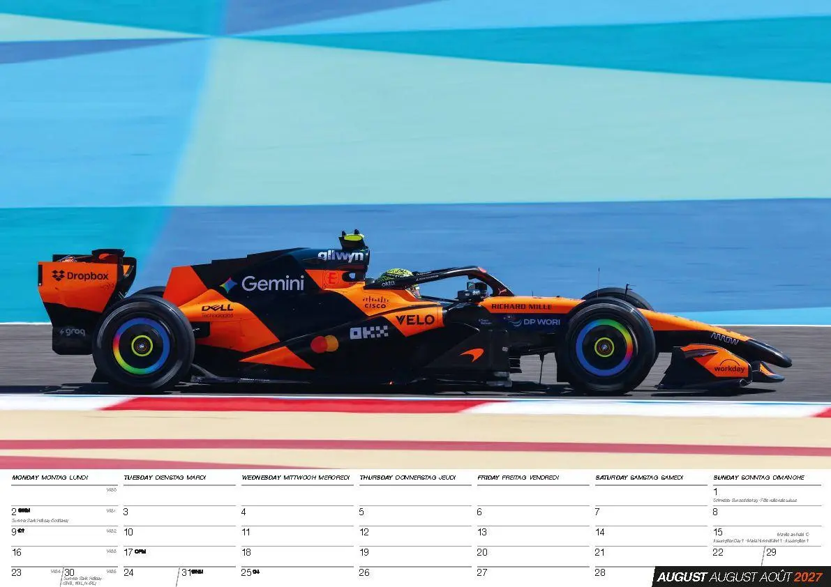 Bild: 9798893613780 | Lando Norris Kalender 2027 | Lando Norris | Kalender | 14 S. | Deutsch