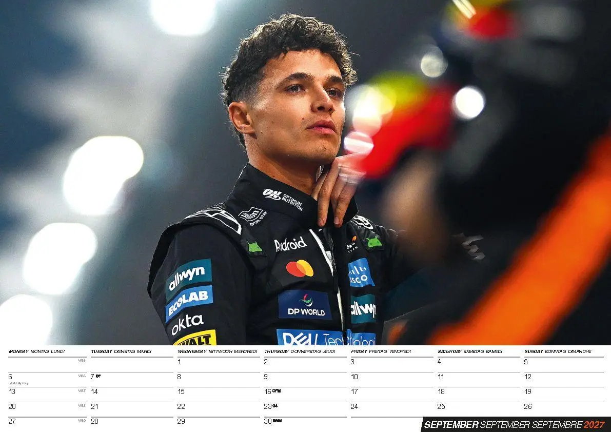 Bild: 9798893613780 | Lando Norris Kalender 2027 | Lando Norris | Kalender | 14 S. | Deutsch