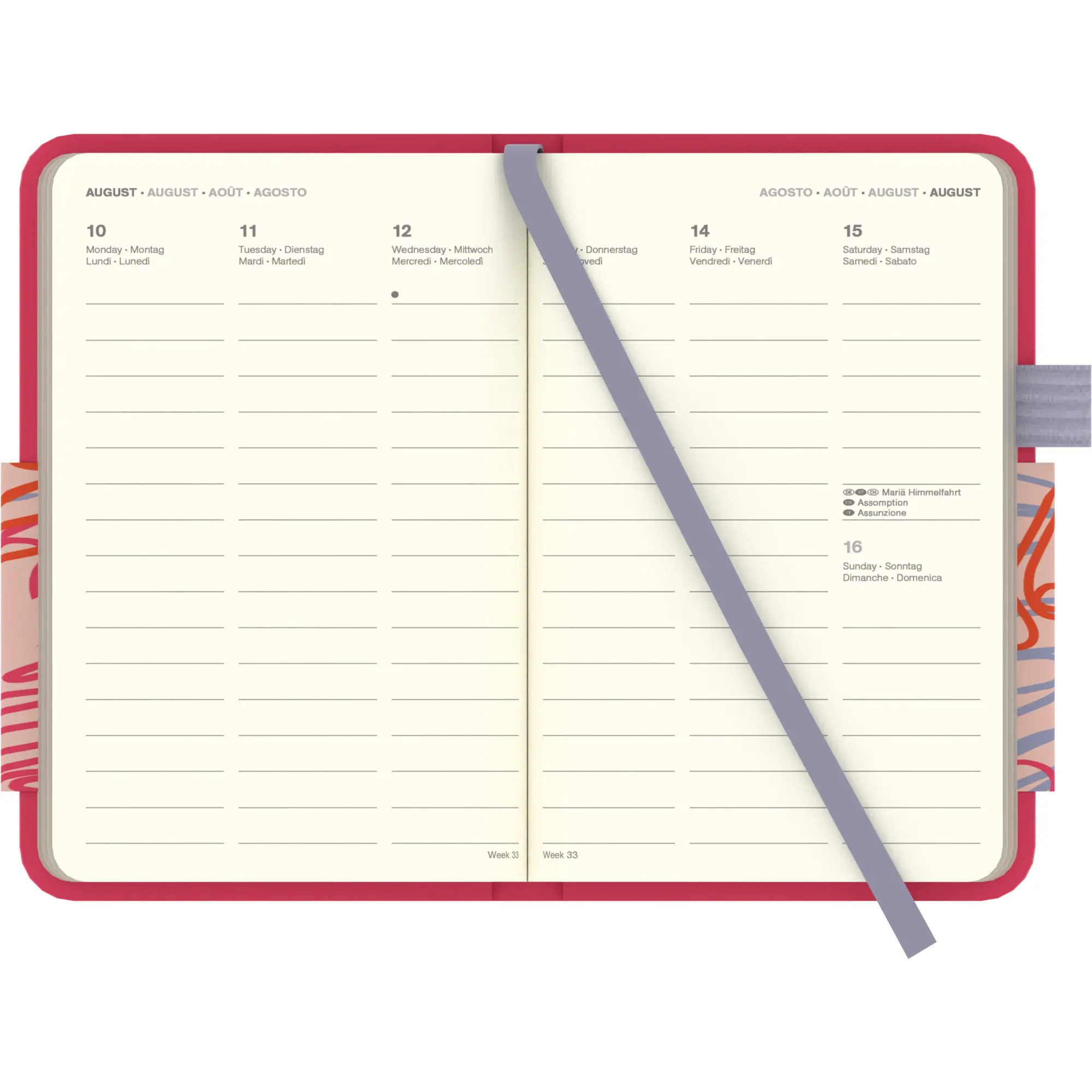 Bild: 4069095003880 | Sunset Coral 2026 - Diary - Buchkalender - Taschenkalender - 9x14