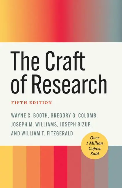 Cover: 9780226833880 | The Craft of Research, Fifth Edition | Gregory G. Colomb (u. a.)