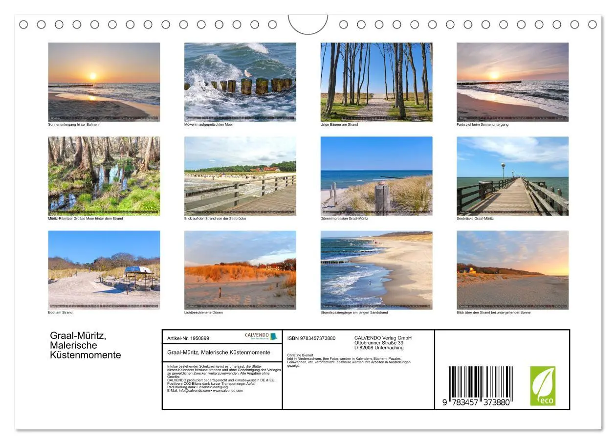 Bild: 9783457373880 | Graal-Müritz, Malerische Küstenmomente (Wandkalender 2026 DIN A4...