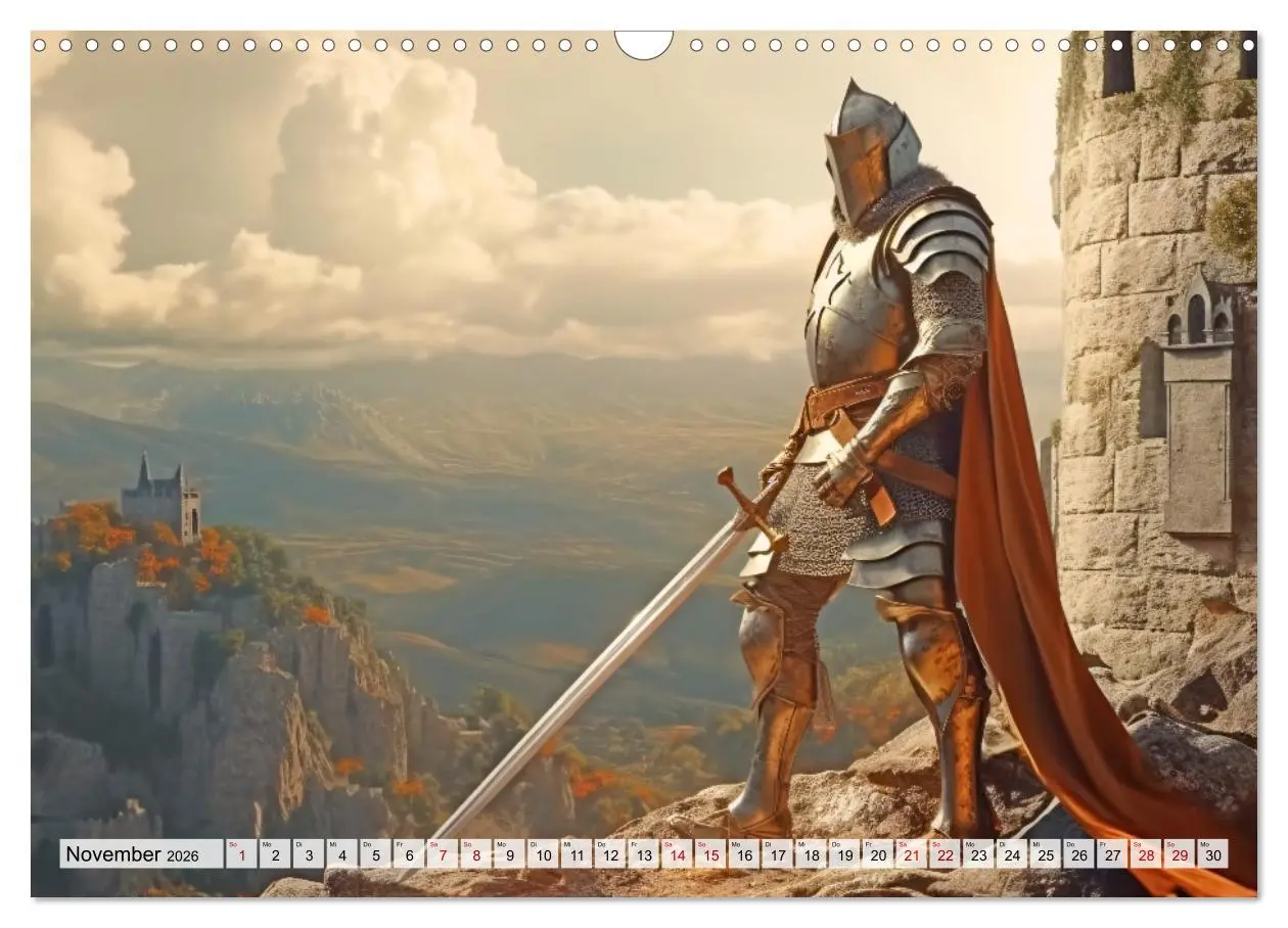Bild: 9783457513880 | Abstecher ins Mittelalter (Wandkalender 2026 DIN A3 quer), CALVENDO...