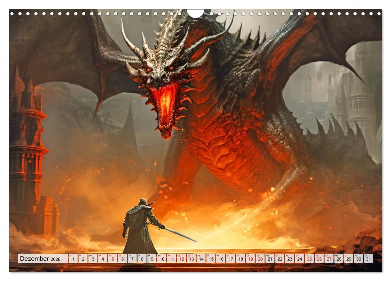 Bild: 9783457513880 | Abstecher ins Mittelalter (Wandkalender 2026 DIN A3 quer), CALVENDO...