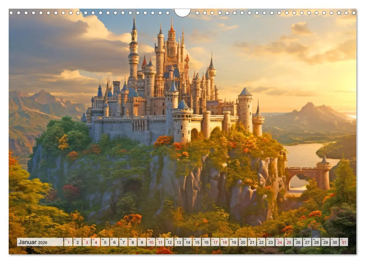 Bild: 9783457513880 | Abstecher ins Mittelalter (Wandkalender 2026 DIN A3 quer), CALVENDO...