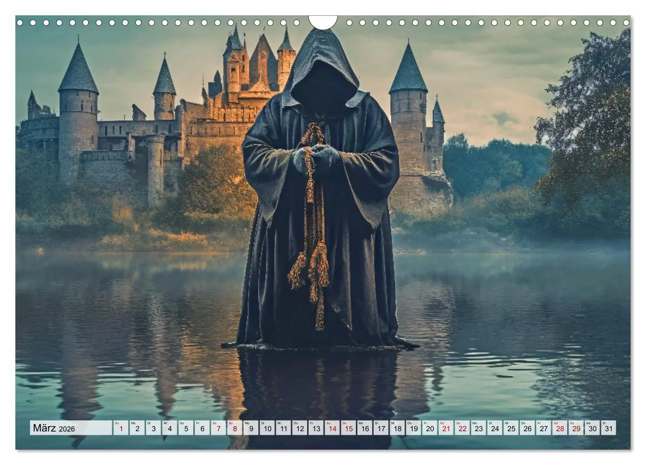 Bild: 9783457513880 | Abstecher ins Mittelalter (Wandkalender 2026 DIN A3 quer), CALVENDO...