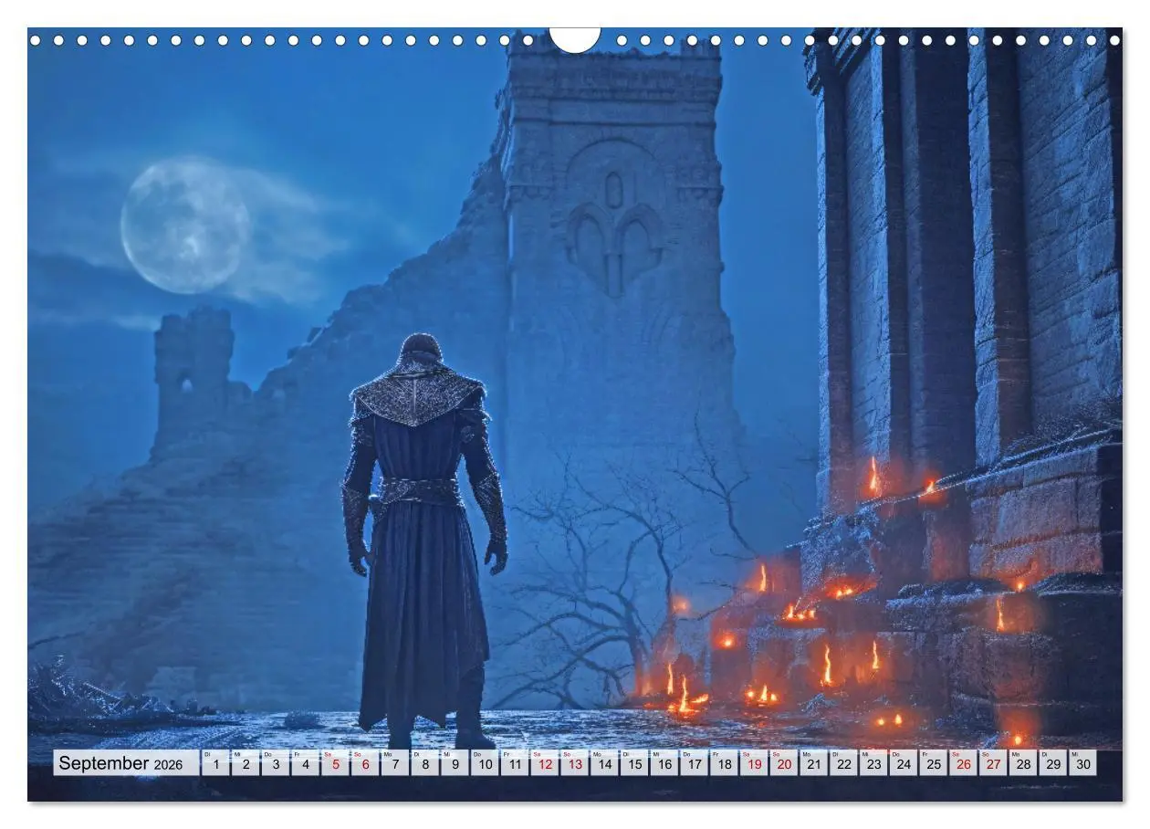 Bild: 9783457513880 | Abstecher ins Mittelalter (Wandkalender 2026 DIN A3 quer), CALVENDO...