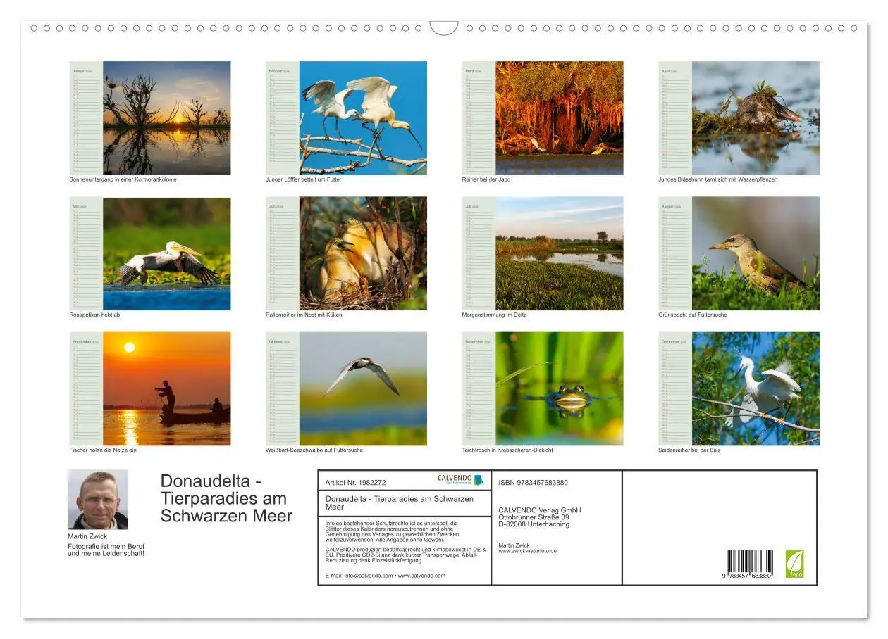 Bild: 9783457683880 | Donaudelta - Tierparadies am Schwarzen Meer (Wandkalender 2026 DIN...