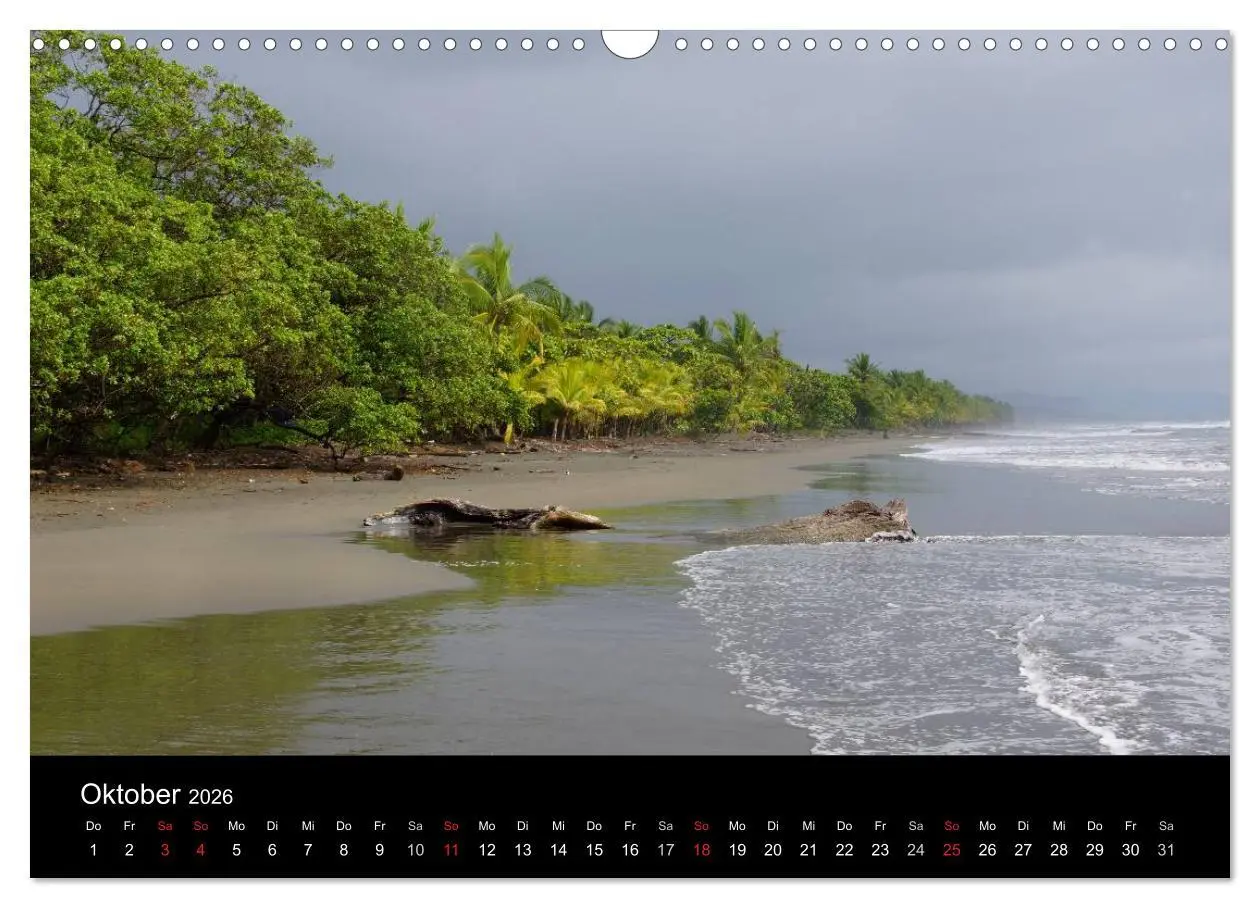 Bild: 9783516153880 | Costa Rica (Wandkalender 2026 DIN A3 quer), CALVENDO Monatskalender