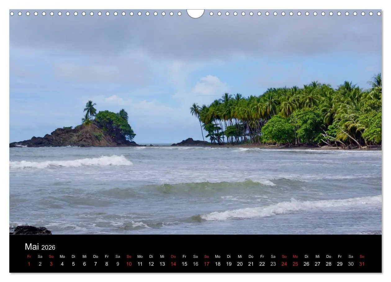 Bild: 9783516153880 | Costa Rica (Wandkalender 2026 DIN A3 quer), CALVENDO Monatskalender