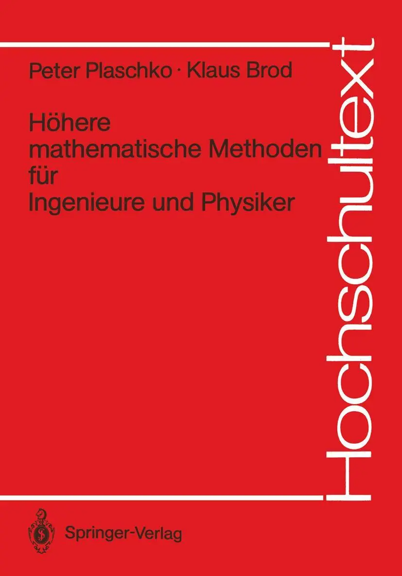 Cover: 9783540503880 | Höhere mathematische Methoden für Ingenieure und Physiker | Buch | xvi
