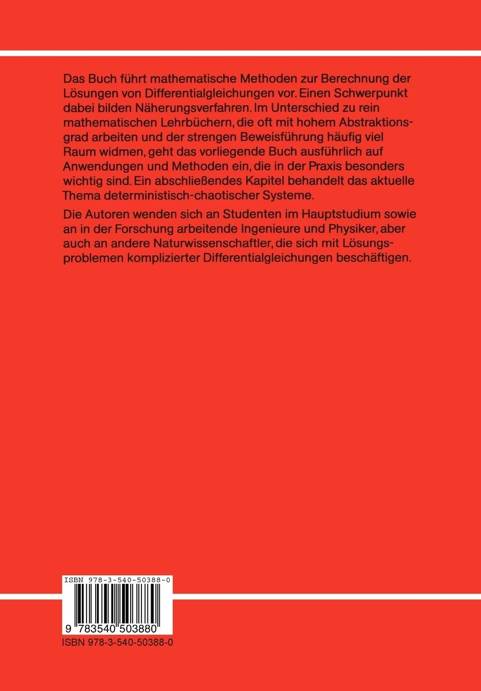 Rückseite: 9783540503880 | Höhere mathematische Methoden für Ingenieure und Physiker | Buch | xvi