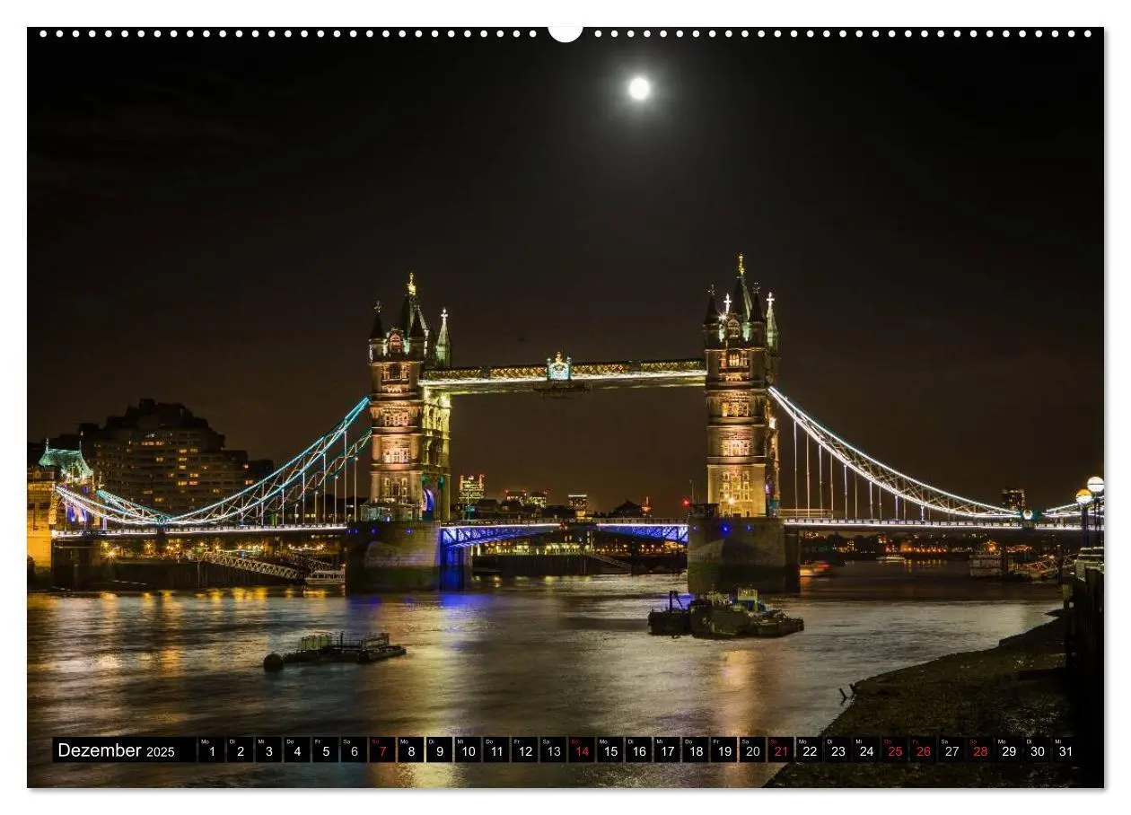 Bild: 9783435653980 | Wundervolles London (Wandkalender 2025 DIN A2 quer), CALVENDO...