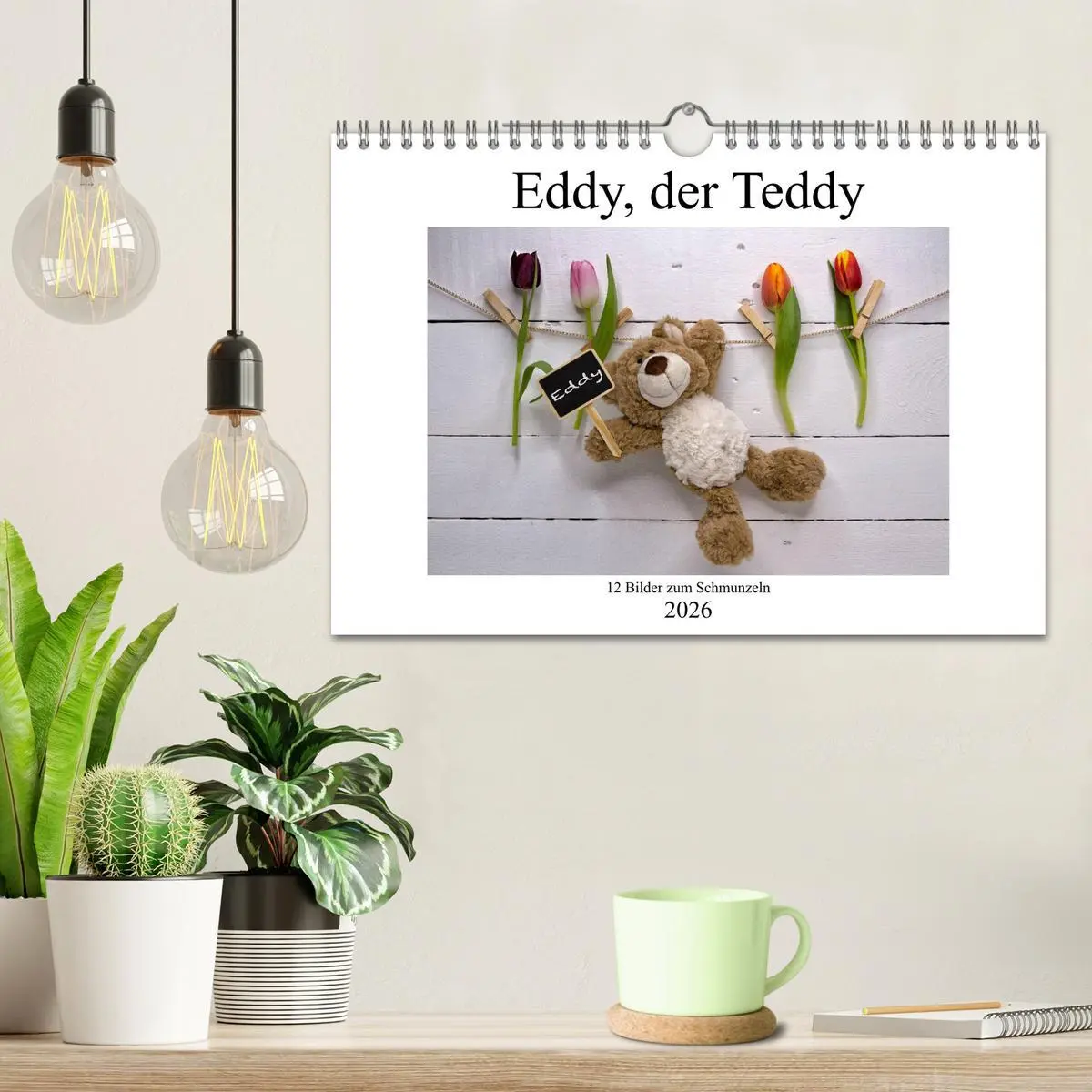 Bild: 9783457813980 | Eddy, der Teddy - 12 Bilder zum Schmunzeln (Wandkalender 2026 DIN...