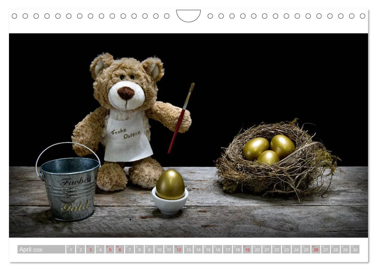 Bild: 9783457813980 | Eddy, der Teddy - 12 Bilder zum Schmunzeln (Wandkalender 2026 DIN...