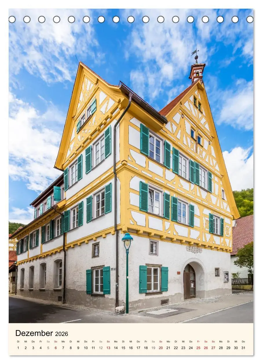 Bild: 9783516383980 | TÜBINGEN UND BLAUBEUREN Historische Schwäbische Alb (Tischkalender...