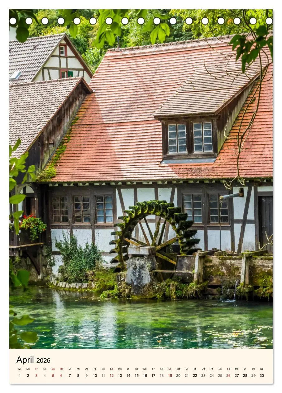 Bild: 9783516383980 | TÜBINGEN UND BLAUBEUREN Historische Schwäbische Alb (Tischkalender...