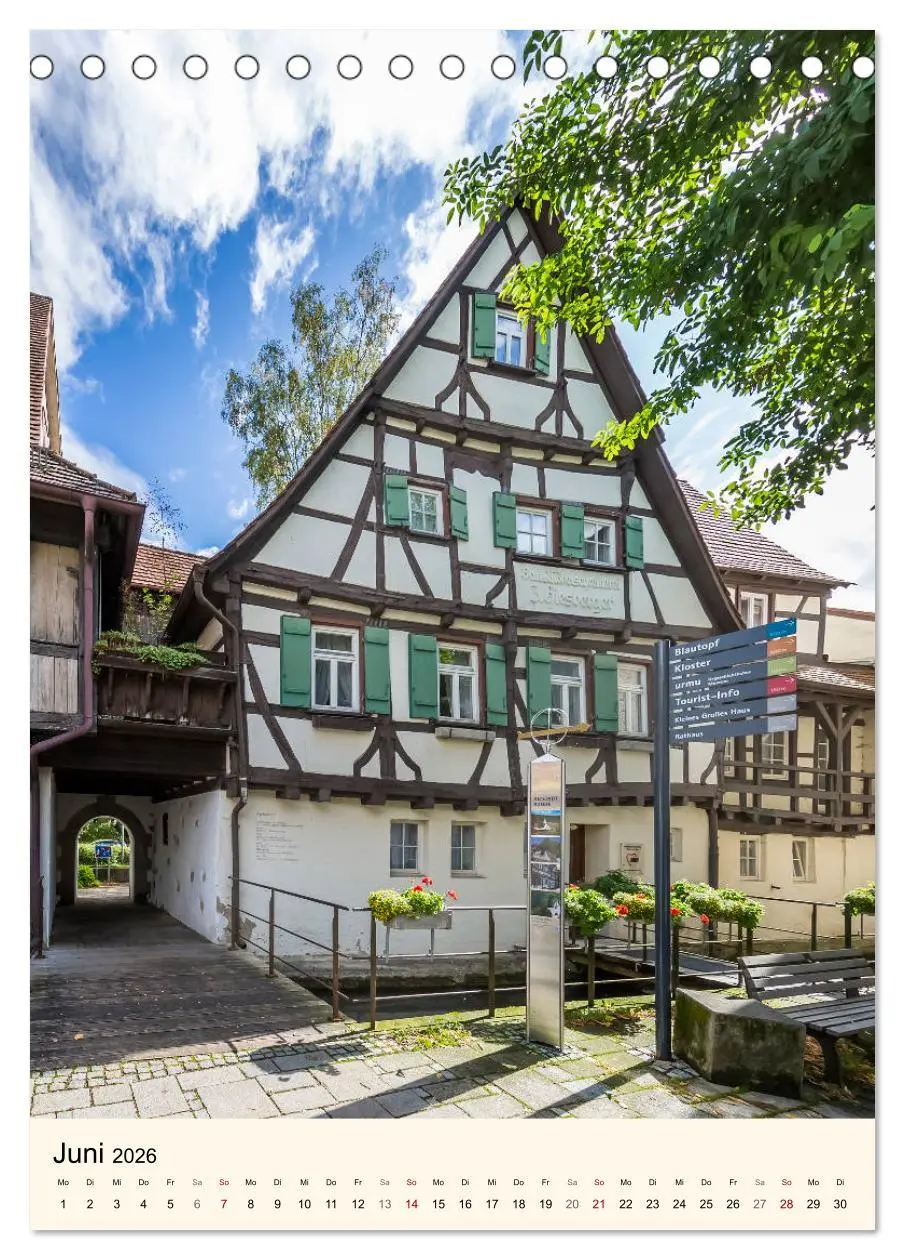 Bild: 9783516383980 | TÜBINGEN UND BLAUBEUREN Historische Schwäbische Alb (Tischkalender...