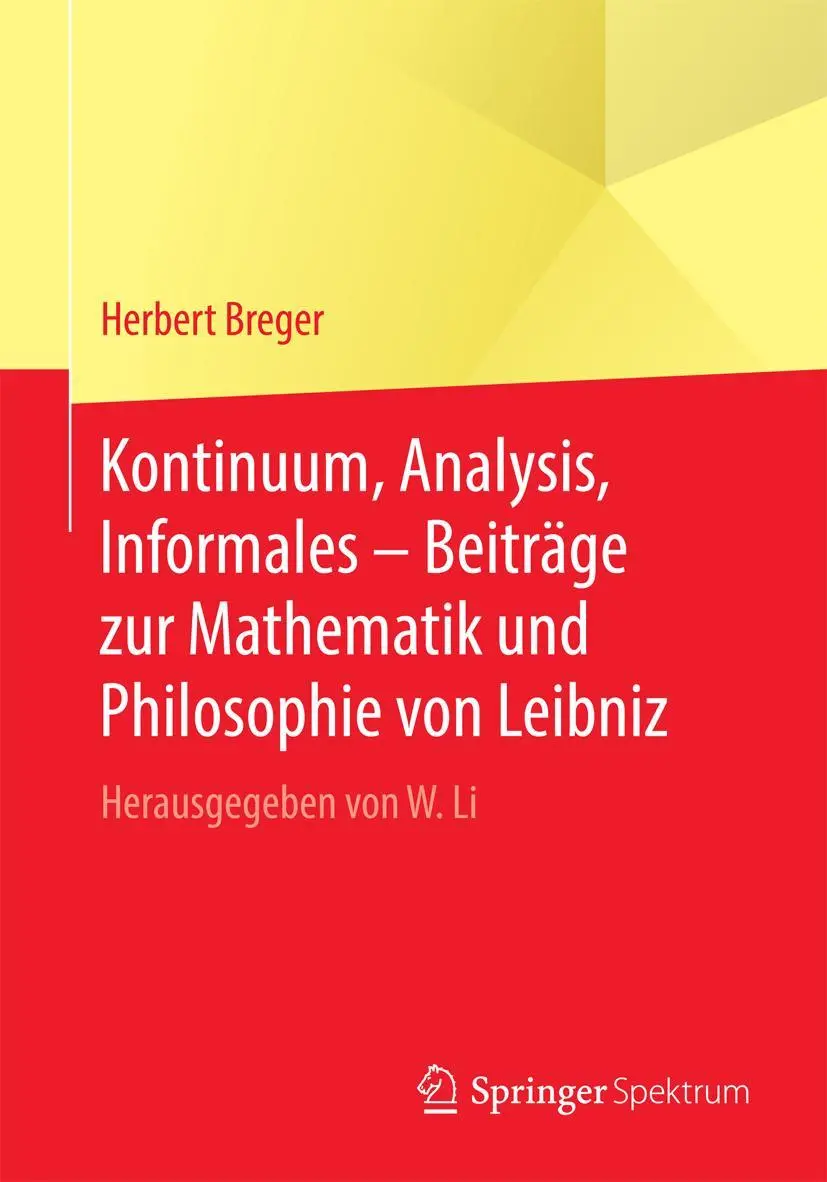 Cover: 9783662503980 | Kontinuum, Analysis, Informales - Beiträge zur Mathematik und...