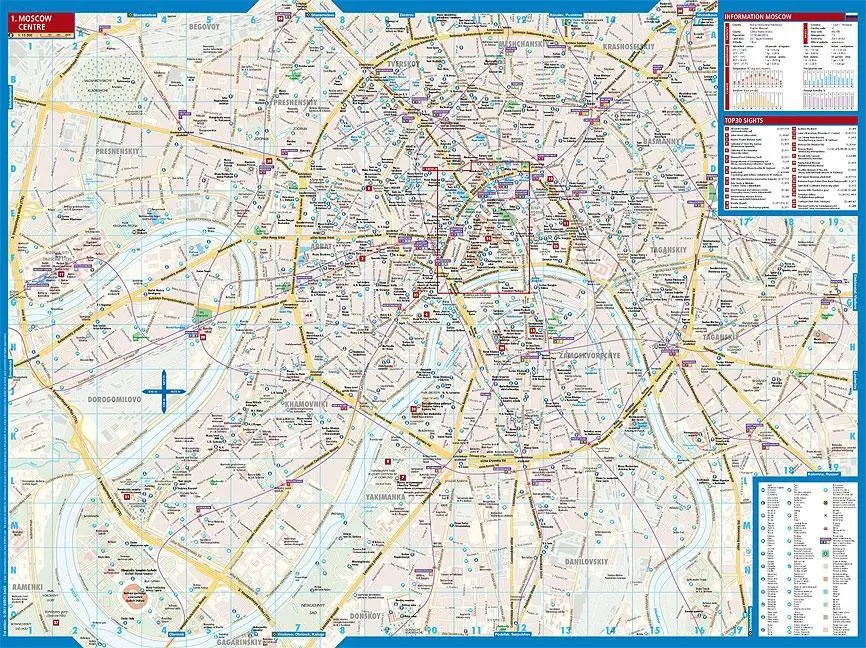 Bild: 9783866093980 | Moskau 1:15 000 | (Land-)Karte | Borch Maps | 2 S. | Deutsch | 2014
