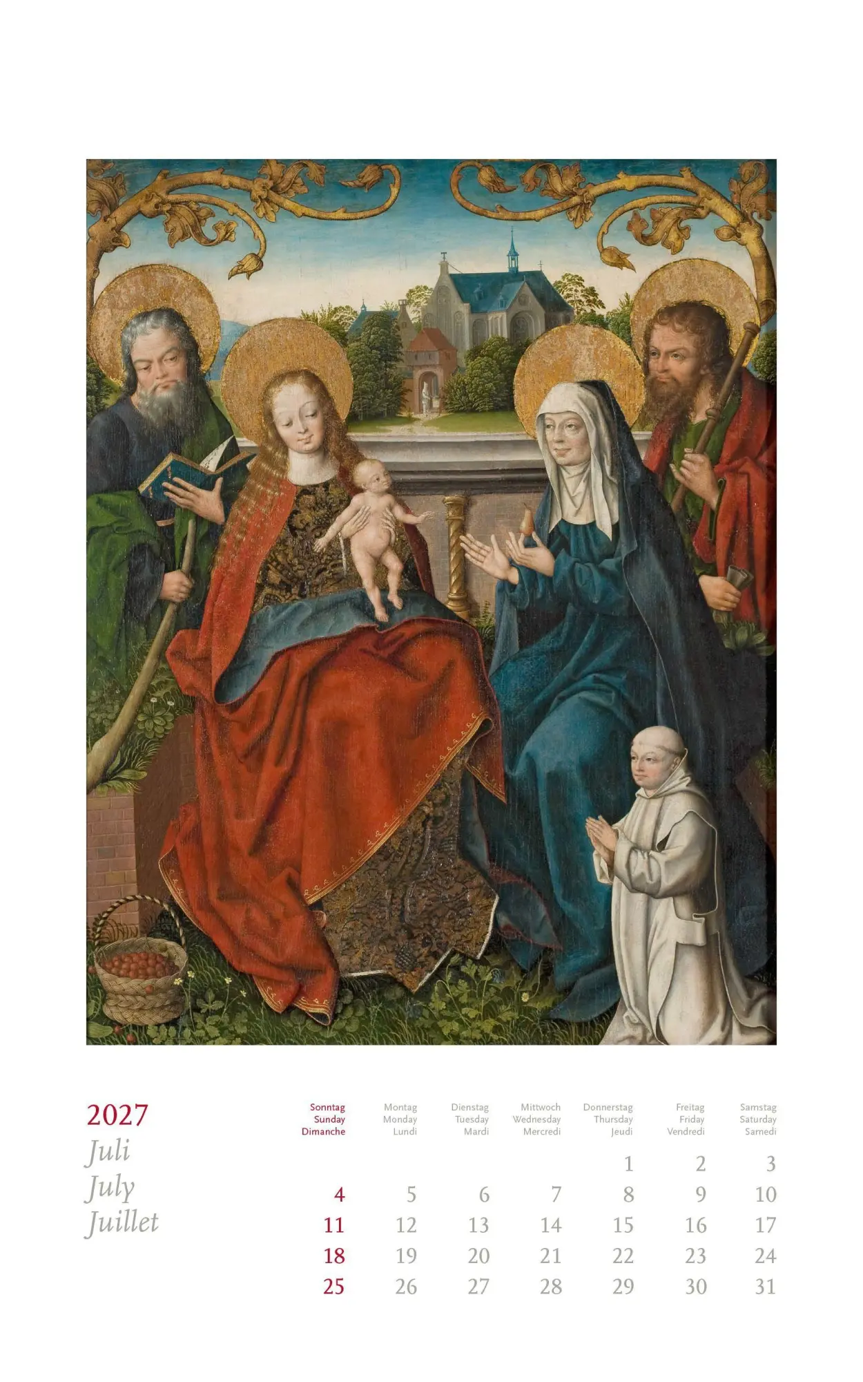 Bild: 9783870713980 | Beuroner Kunstkalender 2027 | Monika Krisch-Köhler | Kalender | 13 S.