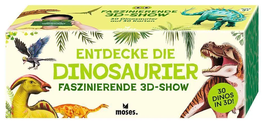 Cover: 9783964553980 | Faszinierende 3D-Show: Entdecke die Dinosaurier | Taschenbuch | 30 S.