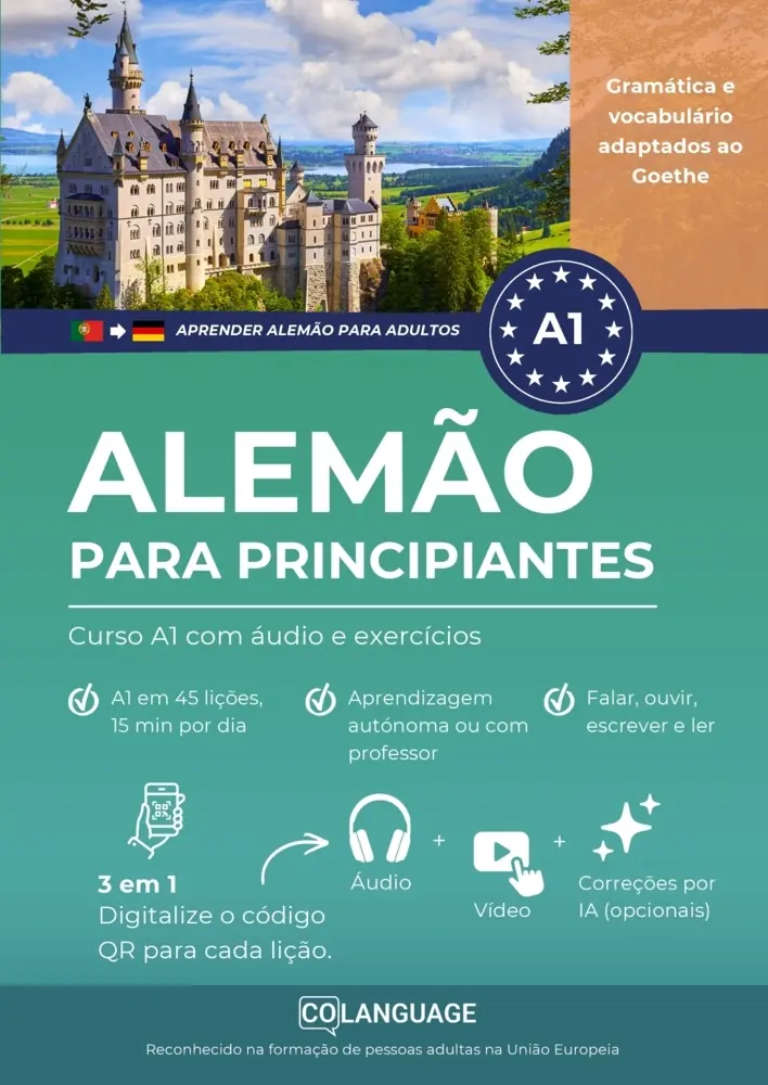 Cover: 9791388253980 | Aprender alemão para principiantes. Curso A1 com áudio e exercícios