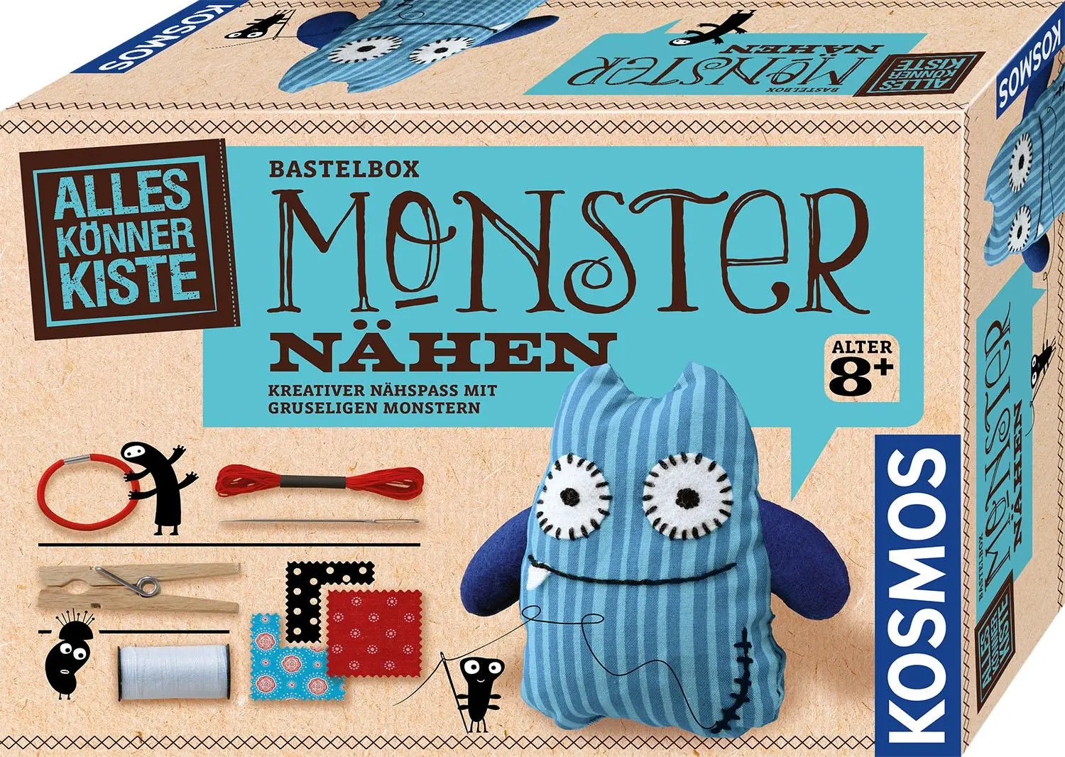 Cover: 4002051604080 | Monster nähen | Kreativer Nähspaß mit gruseligen Monstern | Spiel