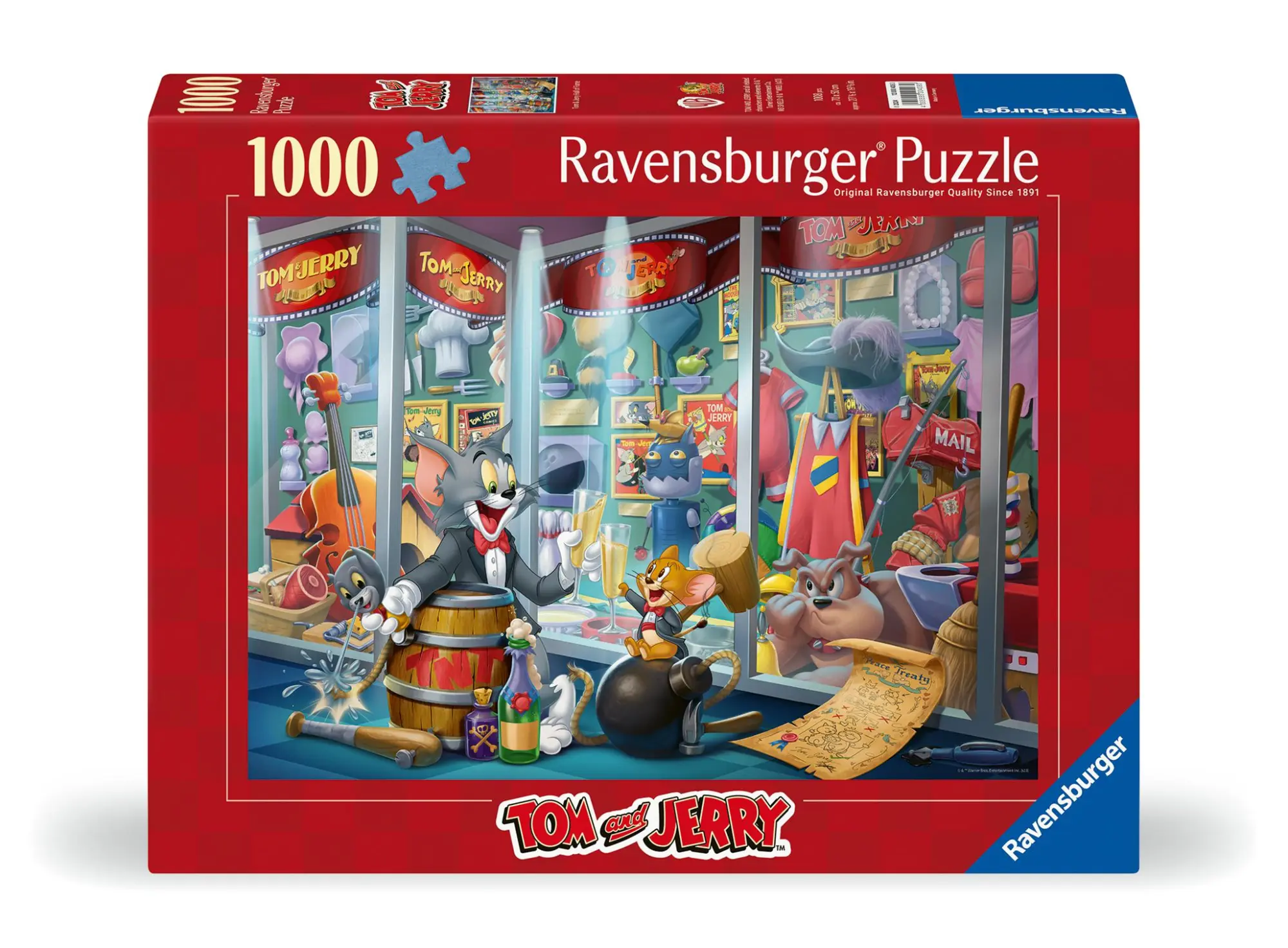 Cover: 4005555004080 | Erwachsenenpuzzle 1000 Teile - Tom &amp; Jerry - Ruhmeshalle von Tom &amp;...