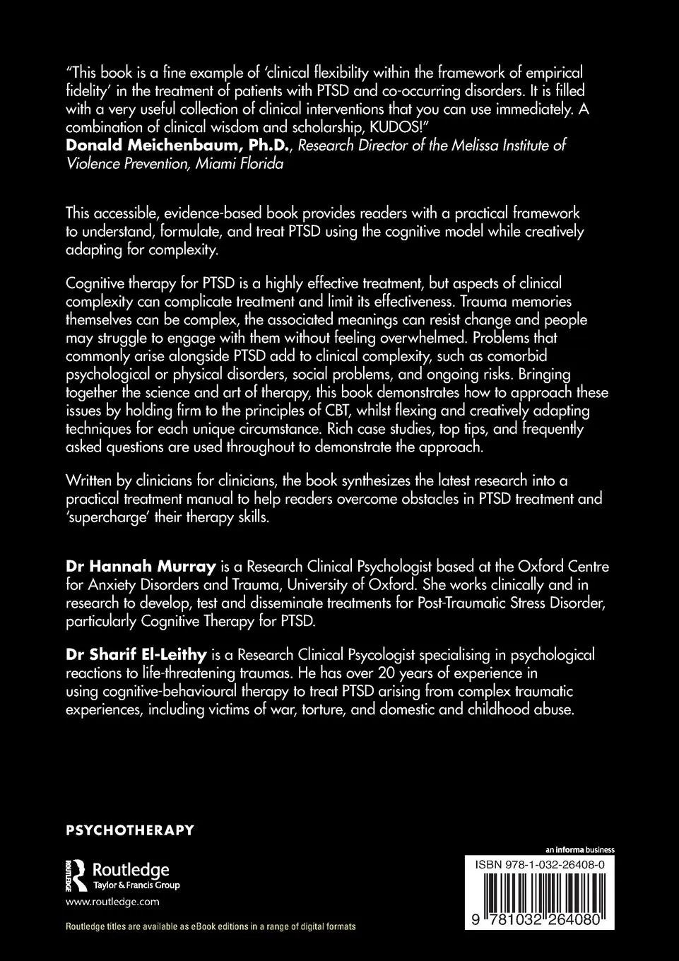 Rückseite: 9781032264080 | Working with Complexity in PTSD | A Cognitive Therapy Approach | Buch
