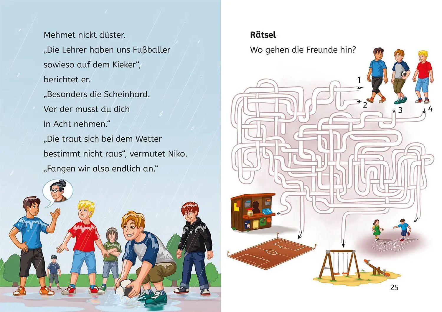 Bild: 9783440184080 | Teufelskicker, Bücherhelden 1. Klasse, Wer wagt, gewinnt | Nahrgang