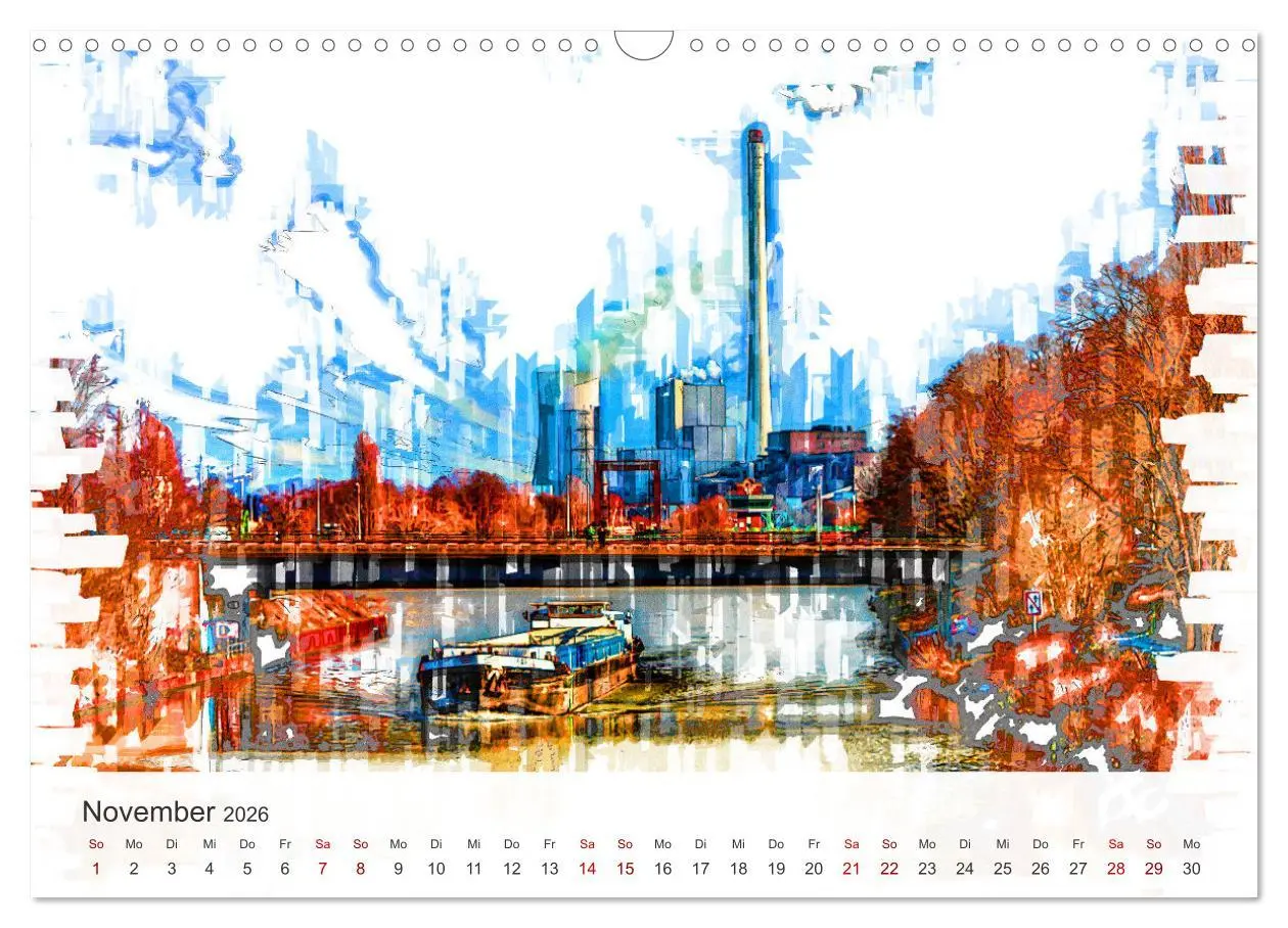 Bild: 9783457324080 | Ruhrpott Art (Wandkalender 2026 DIN A3 quer), CALVENDO Monatskalender