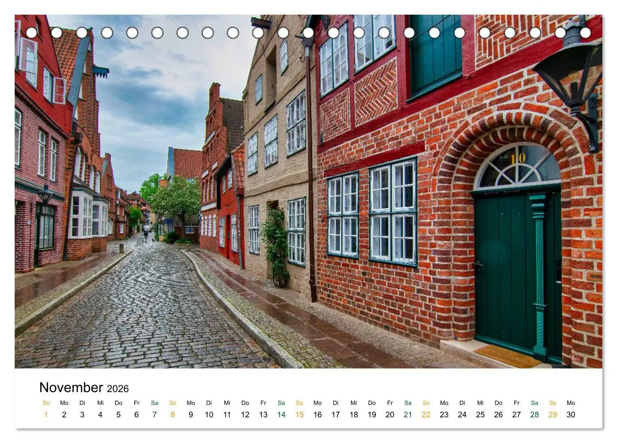 Bild: 9783457634080 | Lüneburg (Tischkalender 2026 DIN A5 quer), CALVENDO Monatskalender