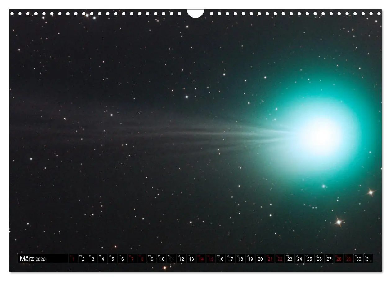 Bild: 9783457874080 | Farbiges Weltall (Wandkalender 2026 DIN A3 quer), CALVENDO...