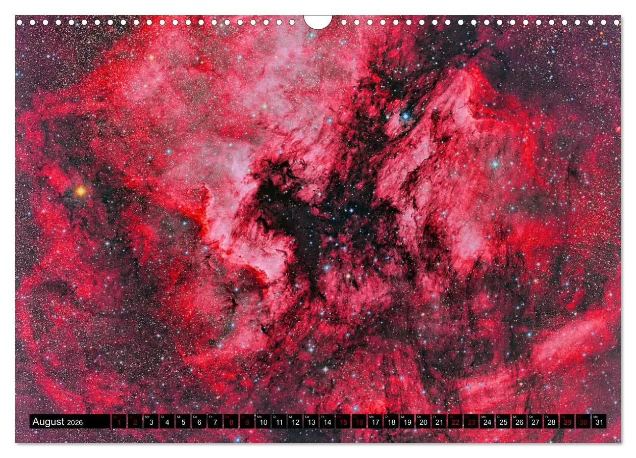 Bild: 9783457874080 | Farbiges Weltall (Wandkalender 2026 DIN A3 quer), CALVENDO...