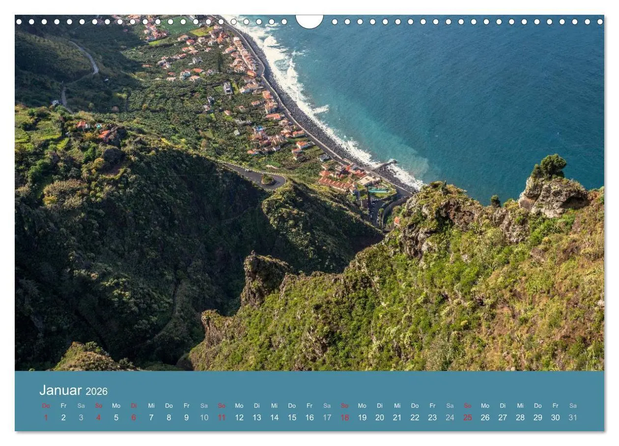 Bild: 9783516104080 | Zauberhaftes Madeira (Wandkalender 2026 DIN A3 quer), CALVENDO...