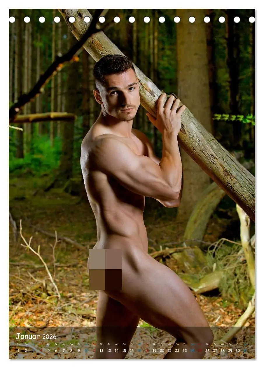 Bild: 9783516654080 | Naturburschen... intim (Tischkalender 2026 DIN A5 hoch), CALVENDO...