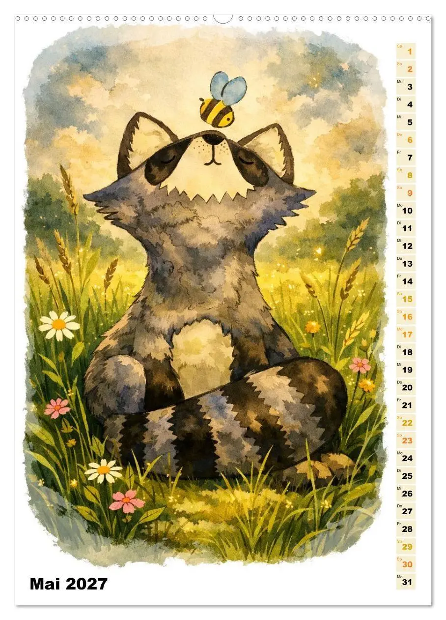 Bild: 9783569744080 | Magische Wesen im Fabelwald (hochwertiger Premium Wandkalender 2027...
